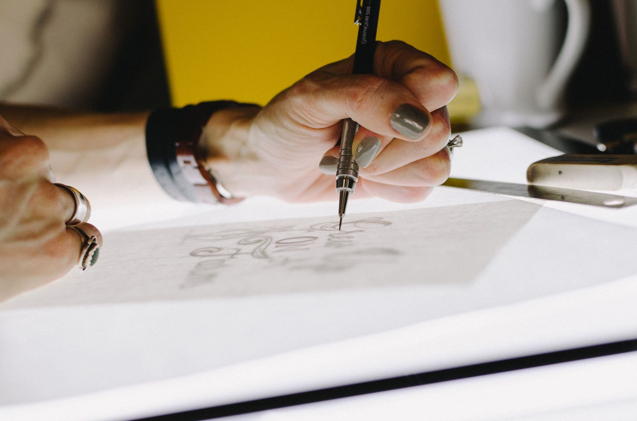 Réalisation d'une calligraphie
